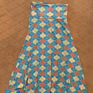 LuLaRoe Maxi Skirt S